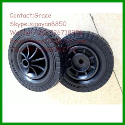 hot sale factory wholesale price 6 inch 1.5 width 6*2 solid rubber wheel for toys lawn mower tool carts wagon plastic wheel