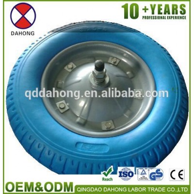 3.25-8 antipuncture pu wheel non-puncture flat free tyre wheelbarrow tires