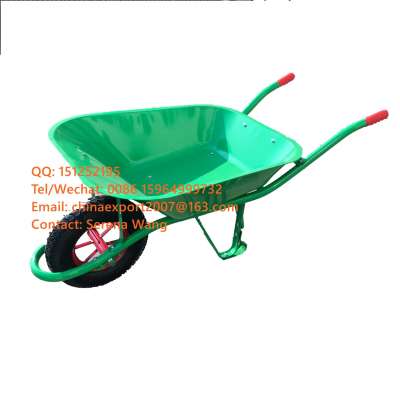 Middle East Popular Powered Concrete  Wheel Barrow WB6400 with 16 Inch Air Wheel Lug Pattern